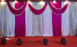 ฉากกั้นเวทีงานแต่งงาน ตกแต่งงานแต่งงานอย่างหรูหราสำหรับวันพิเศษของคุณ - Product Image 4