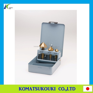 Hot Sale Japan Cutting Tools Tin Coated 3 Blades Countersink Drill <strong>Bit</strong> for Hole Drilling, Other <strong>Sizes</strong> Also Available - Product Image 3