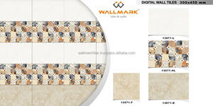 Azulejos de pared de cerámica de 300x300mm, acabado brillante antideslizante con impresión digital italiana, marca WALLMARK de grado superior - Product Image 5