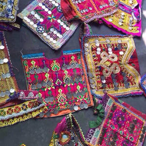 KAMARVY Ethnic Banjara Indian Traditional Hand <b>Embroidery</b> Cotton Fabric <b>Frame</b> Gypsy Shoulder Bag - Product Image 1