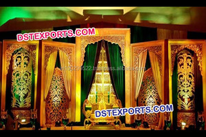Muslim Wedding <b>Colourful</b> Mehandi Stage Punjabi Wedding Sangeet Stage Hindu Wedding Stage Wholesale Wedding Decor <b>Set</b> Australia - Product Image 2