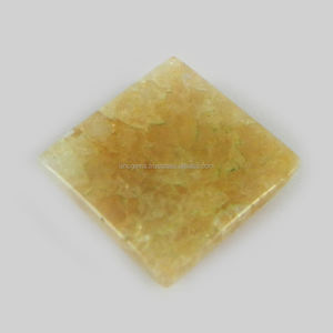 พลอยอะเวนจูรีนสีเหลืองธรรมชาติขนาด20มม. 5.10 GMS IG0269อัญมณีทรงเหลี่ยมหลวมสวยงาม - Product Image 3