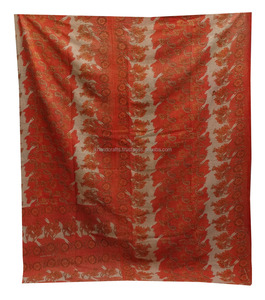 ผ้าห่ม Kantha ทำด้วยมือสำหรับตกแต่งงานเย็บตะเข็บผ้าส่าหรีวินเทจ - Product Image 2