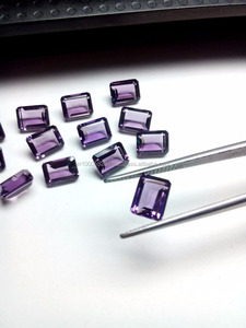Lab Created Hydrothermal Brazil Amethyst Gemstone - Product Image 4