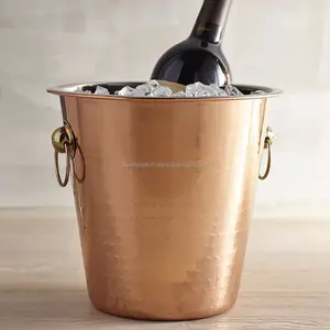 啤酒冰桶香槟铜锤酒桶不锈钢香槟桶铜不锈钢不锈钢