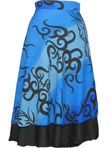 กระโปรงห่อสองชั้นรอบอินเดียดีไซน์แบบผู้หญิง - Product Image 6