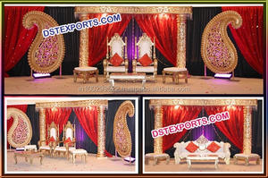 Fondo occidental para boda, decoración de escenario de diseñador, paneles de estilo C, último modelo - Product Image 3