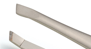 NGHIA, juego de manicura y pedicura de pinzas para cejas de acero inoxidable chapado en oro claro de 95,5mm de longitud, Exportación - Product Image 2