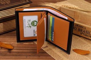 กระเป๋าสตางค์หนังแท้สไตล์สั้นใส่ได้ทั้งชายและหญิงมีซิปปิดบล็อค RFID และตกแต่งโลโก้น่ารักสำหรับใช้ในชีวิตประจำวัน - Product Image 5