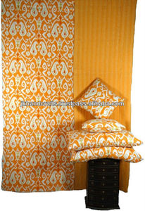 Juego de Cubrecama Ikat Kantha con 2 Fundas de Almohada y 2 Fundas de Cojín - Product Image 3