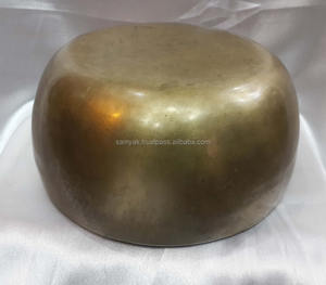 Bol de méditation en bronze tibétain antique résonance sonore forte et profonde pour la thérapie de guérison des Chakras impression numérique sculptée religieuse - Product Image 6