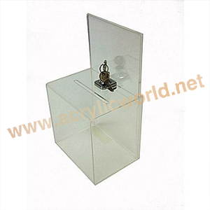 Acrylic Decorative Money Donation Box - Product Image 2