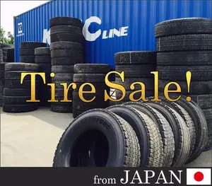 Toyo横滨Michelin 295/80R22.5，275/80R22.5二手卡车轮胎出口，套管的重述，翻新日本