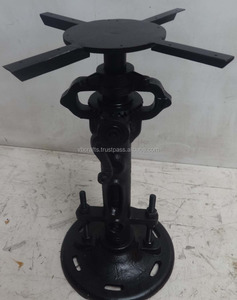 Adjustable Cast Iron Steel Powder Coated Heavy Duty <b>Table</b> <b>Legs</b> for Home Office Cafe Bar Industrial Hotel Farmhouse Use - Product Image 4