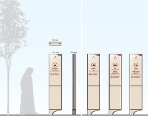 Señalización LED rectangular de alta calidad para publicidad exterior LED Pylon Turquía - Product Image 4