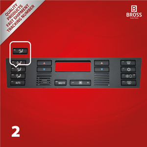 ฝาครอบปุ่มควบคุมเครื่องปรับอากาศ BDP88-2 1 ชิ้น # 2 - Product Image 2