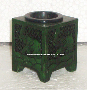Black Soapstone Aroma Oil Burners - Product Image 1