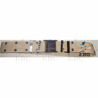 Ceintures de sécurité à boucle à dégagement rapide, sangle en polyester 100 % écologique, accessoires d'uniforme OEM, MOQ 500 pièces, fabriqué au Pakistan