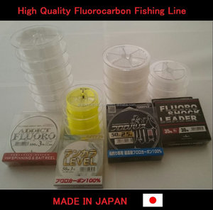 Línea de pesca de fluorocarbono de Bajo estiramiento, resistente y duradero, con alta resistencia al nudo, fabricada en Japón - Product Image 1