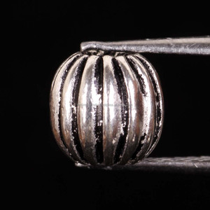 100% แท้925แข็งวัสดุเงินสเตอร์ลิงดีไซน์ฟักทองขนาด6.50*7มม. ทรงกลมขนาด0.54กรัมลูกปัดหลวมราคาโรงงาน - Product Image 2