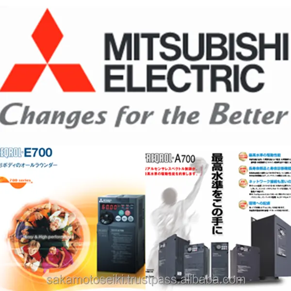 Dayanıklı ve güvenilir tek fazlı motorlar için invertör MITSUBISHI inverter, japonya'da yapılan çok fonksiyonlu