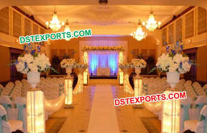 Wedding Aisleway Dev <b>Pillars</b> Wedding Walkway Small <b>Pillars</b> Wedding Latest Design Walkway <b>Pillars</b> - Product Image 5