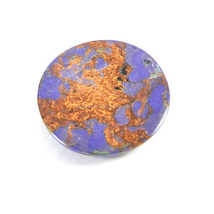 Cabujón redondo de 26mm de la mejor calidad, 4,62 Gms, Mohave, corte brillante, turquesa Natural, piedras preciosas sueltas para la fabricación de joyas - Product Image 2