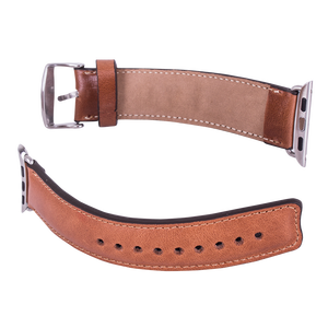 Premium Vintage para Apple Watch Band Correa de cuero genuino de lujo para hombres Mujeres Logotipo personalizable para Samsung para Galaxy - Product Image 1