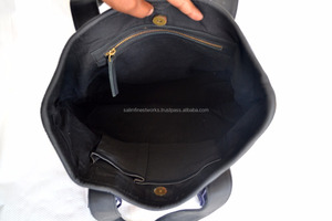 กระเป๋าโท้ททำมือแนววินเทจกระเป๋าถือหนังแท้สำหรับผู้หญิงกระเป๋าช็อปปิ้งกระเป๋าสะพายไหล่สำหรับผู้หญิงความจุขนาดใหญ่ - Product Image 6