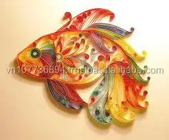 Foto di pesce quilling di carta fatti a mano