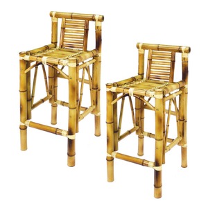 Taburete de Bar de bambú de aluminio para exteriores, silla de Bar vintage, silla de cóctel de restaurante de ocio - Product Image 4