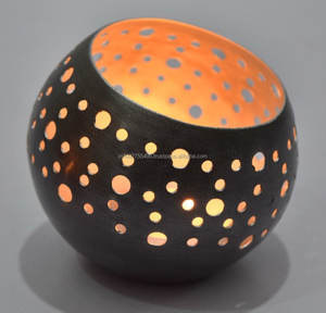 Modern Home Decorative Iron Metal Handmade IHA Brand Tea <b>Light</b> Holder <b>Lanterns</b> Jars <b>Indoor</b> Outdoor Use Model IHACA114 - Product Image 3