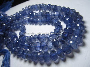 หินผลึกทรงกลมขนาดเล็กประกายเพชรสีฟ้าเข้มขนาด7 8มม. - Product Image 2