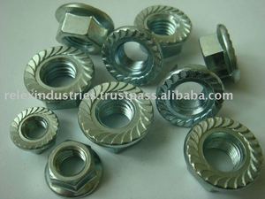 Heavy Duty Flange Nuts High Strength Industrial <b>Fastening</b> Components For Machinery And Engineering Use - Product Image 2
