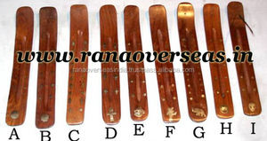 เครื่องจับเถ้าทำด้วยมือทำจากไม้เครื่องจับขี้เถ้าพร้อมทองเหลืองสำหรับปักธูปของตกแต่งบ้าน - Product Image 4