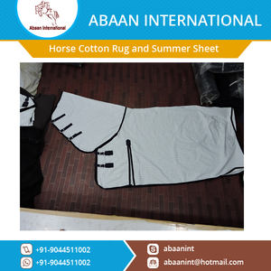 Couverture de cheval en coton australien |   Tapis d'été léger et respirant |   Couverture en coton pour cheval, motif australien |   Drap de lit d'été stable - Product Image 6