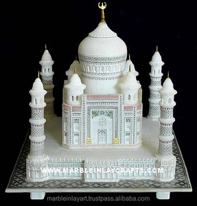 Produit cadeau décoratif pour la maison en marbre Taj Mahal - Product Image 1