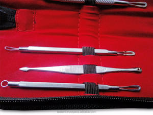 Juego de 5 Herramientas Profesionales para el Tratamiento del Acné, Extractores de Acero Inoxidable de Alta Calidad para Eliminar Puntos Negros y Espinillas - Product Image 5