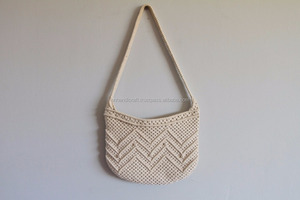 macrame knot handmade <b>bag</b> cotton woven <b>bag</b> macrame <b>bag</b> The Art of Handmade - Product Image 1