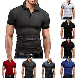 Haute qualité 100% coton taille américaine col rond hommes T-Shirt personnalisé bleu soie imprimé col roulé grande taille séchage rapide écologique - Product Image 5