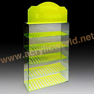 Custom Cigarette Display Acrylic 3 <b>Shelves</b> Cigarette Display <b>Stand</b> with Pusher - Product Image 6