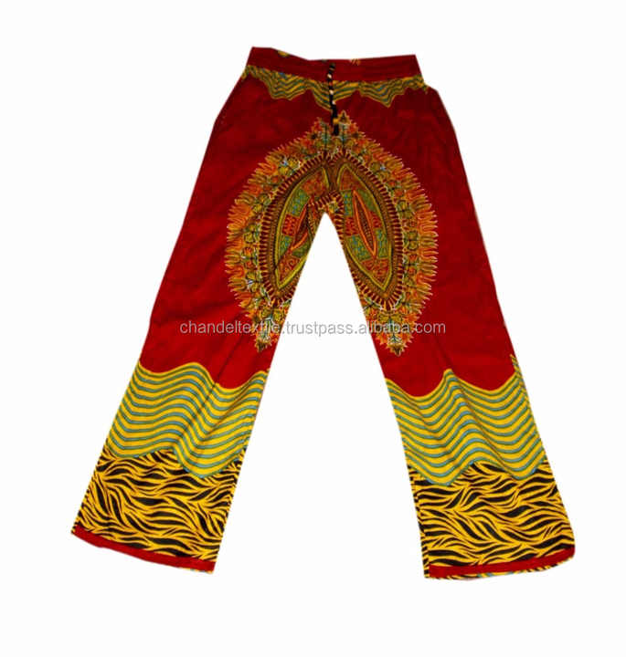African Dashiki Pants Trousers Boho Gipsy Cotton Pants Trousers  Summer Wear African Pants Wholesale Loose