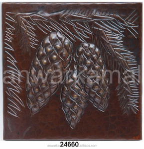 Carreaux muraux gaufrés faits à la main pour la cuisine, la salle à manger et le salon. - Product Image 2