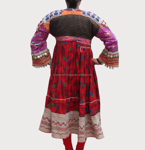 ชุดเดรส Banjara Kutchi สไตล์วินเทจ,ชุดเดรสผู้หญิงปักลายด้วยมือสไตล์อินเดีย - Product Image 2
