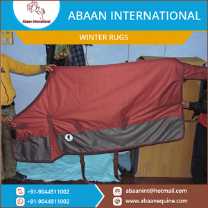 Couvertures d'hiver pour chevaux de qualité standard TR-147 1200D 100-450g Remplissage en polyéthylène Imperméable Respirant 2 fermetures à poitrine disponibles pour - Product Image 3