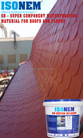 ISONEM SB Matériau d'isolation imperméabilisant liquide à base d'acrylique Garantie 5 ans Solution de projet pour toits et sols Fabriqué en Turquie