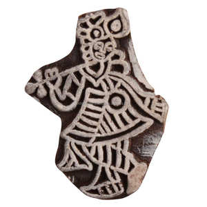 Krishna Shape Vintage <b>Wooden</b> <b>Printing</b> <b>Blocks</b> for Craft Wholesale WB-2741 - Product Image 1