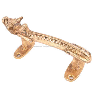 Manija de armario a granel hecha a mano latón Toro dorado diseño Vintage cajón tocador lote armario puerta Tirador - Product Image 1