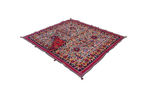 Tapiz bordado a mano gitano Vintage al por mayor, tapiz étnico antiguo Kutch para colgar en la pared, colección de la mejor calidad - Product Image 3