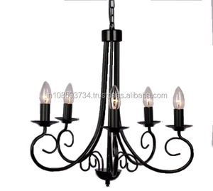 Candelabros de Metal de hierro forjado decorativos para el hogar - Product Image 1